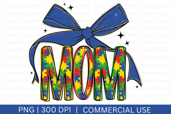 Autism Mom Coquette Bow PNG: A Stylish Symbol of Advocacy and Love