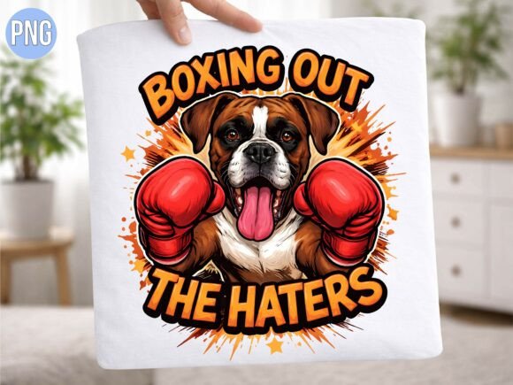 Boxing Out the Haters Boxer Dog T-shirt