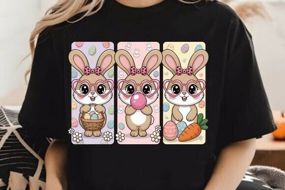 Easter Bunnies Png and Bunny Coquette Png: Elevating Your Spring Designs with High-Resolution Digital Assets