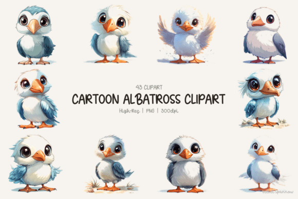 Elevate Designs with Albatross Clipart
