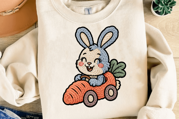 Elevating Spring Collections with the Chunky Crochet Happy Easter Bunny PNG: A Strategic Asset for Modern Creators