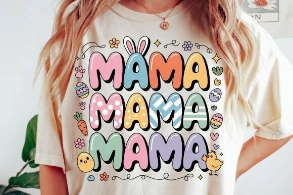 Elevating Spring Designs with Easter Mama PNG and Happy Easter Day PNG Assets