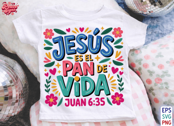 Integrating Jesús Es El Pan De Vida Bible Verse PNG into Faith-Based Design Workflows