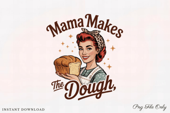 Mama Sourdough Baking Mom: Celebrating Mother’s Day with Trendy Sublimation Designs