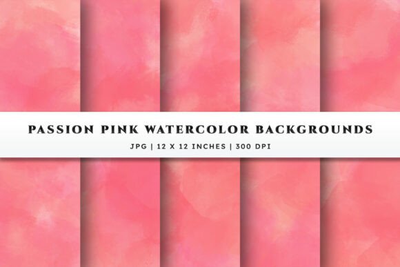 Passion Pink Watercolor Backgrounds: A Practical Guide for Designers