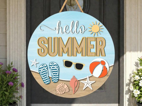 Unlocking Creative Potential with the Hello Summer Beach Sign SVG for DIY Projects