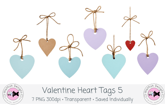 Valentine's Day Heart Tags 5: Elevating Your Crafts with Rustic Charm