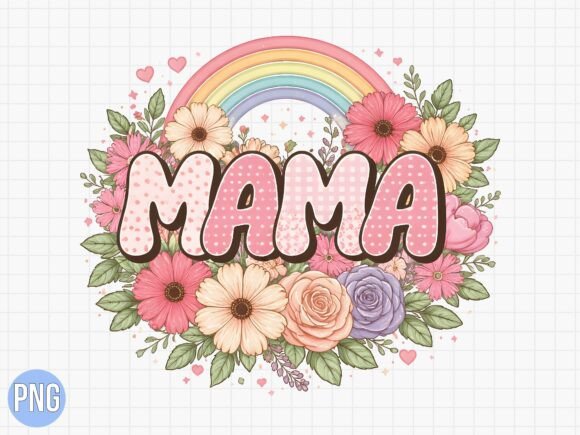 Why the Pink Gingham Floral Mama Rainbow PNG Is a Must-Have for Modern Creators
